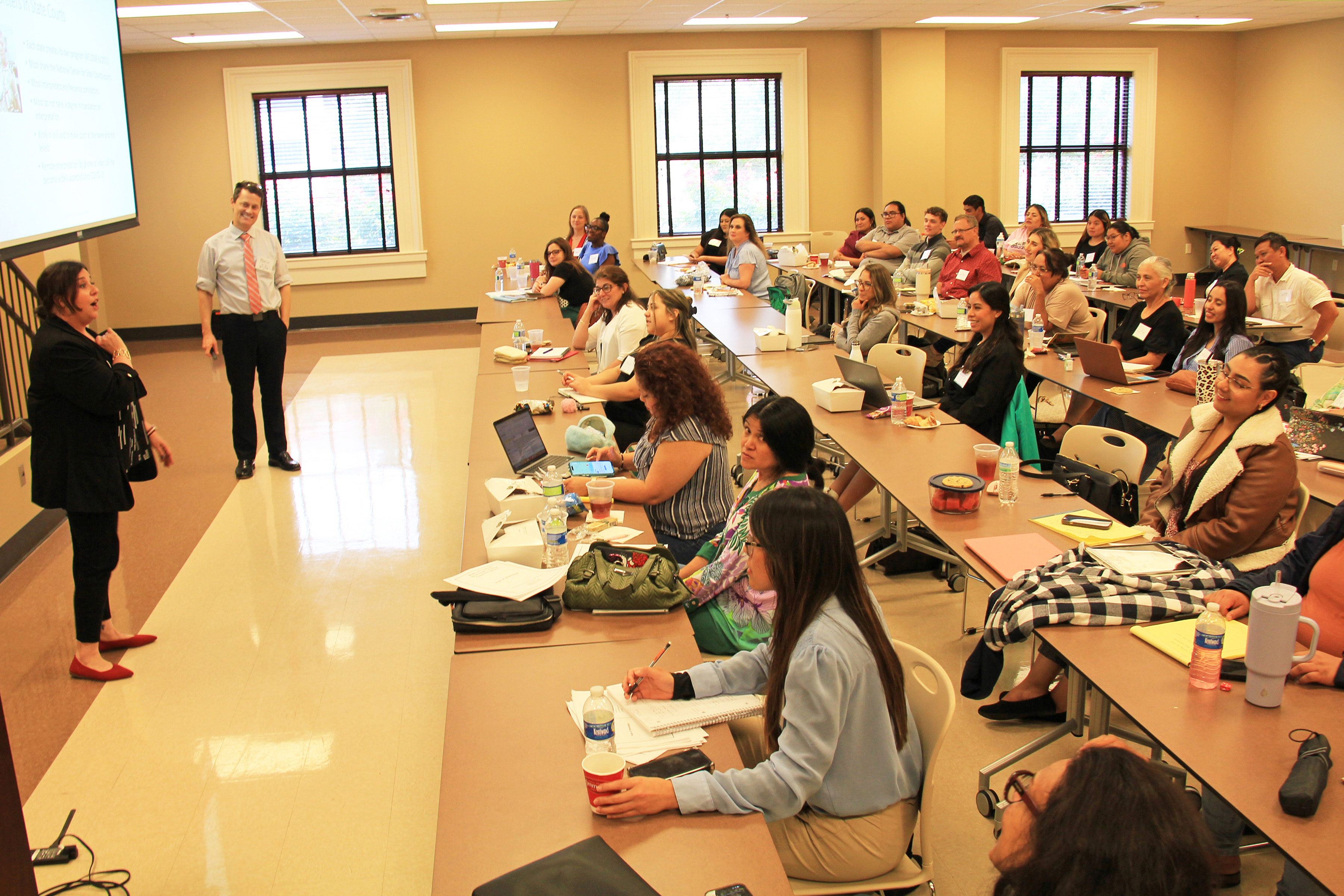 Image of traning room for language interpreters